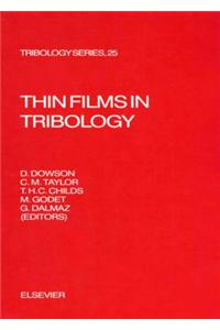 Thin Films in Tribology