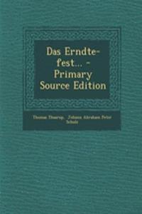 Das Erndte-Fest...