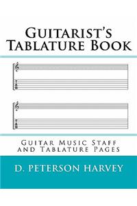 Guitarist's Tablature Book