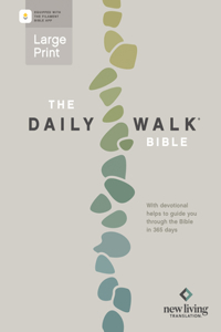 Daily Walk Bible Large Print Nlt, Filament Enabled (Softcover)