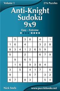 Anti-Knight Sudoku 9x9 - Easy to Extreme - Volume 1 - 276 Puzzles