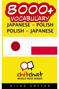 8000+ Japanese - Polish Polish - Japanese Vocabulary