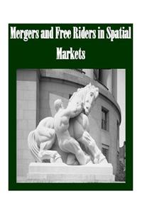 Mergers and Free Riders in Spatial Markets