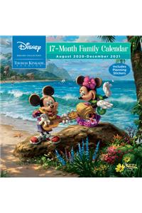 Disney Dreams Collection by Thomas Kinkade Studios: 17-Month 2020-2021 Family Wa