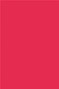 Journal Amaranth Color Simple Plain Hot Pink