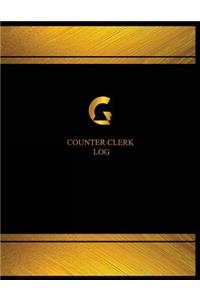 Counter Clerk Log (Log Book, Journal - 125 pgs, 8.5 X 11 inches)