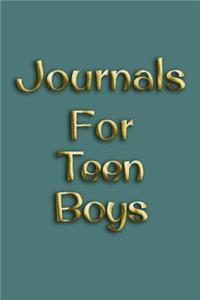 Journals For Teen Boys