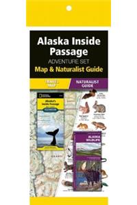 Alaska Inside Passage Adventure Set: Travel Map & Wildlife Guide