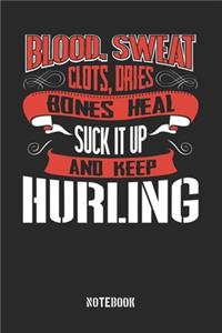 Blood Sweat clots dries. Shut up and keep Hurling