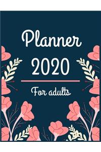 Planner 2020 for adults
