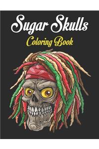 Sugar Skulls Coloring Book