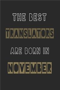 The Best translators are born in November journal