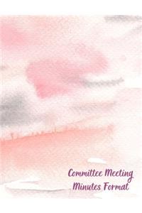 Committee Meeting Minutes Format