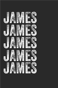 Name JAMES Journal Customized Gift For JAMES A beautiful personalized