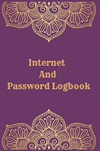 Internet And Password Logbook