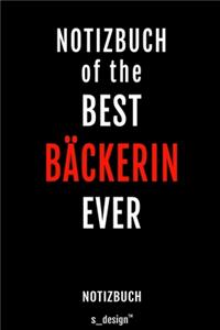 Notizbuch für Bäcker / Bäckerin