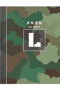 Personalised 2020 Diary Week To View Planner