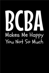 BCBA Makes Me Happy You Not So Much