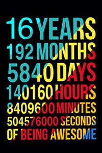 16 Years of Being Awesome