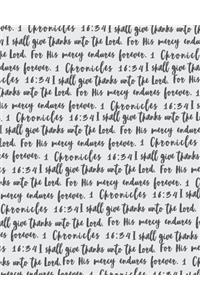 For His Mercy Endures Forever