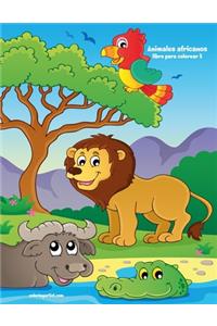 Animales africanos libro para colorear 5