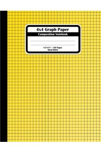 4x4 Graph Paper Composition Notebook