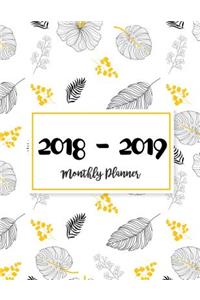 2018 - 2019 Monthly Planner