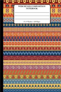 Wide Ruled Composition Notebook 6