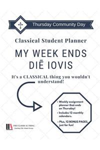 Classical Student Planner