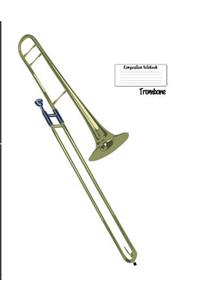 Compostion Notebook Trombone