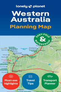 Lonely Planet Western Australia Planning Map 2