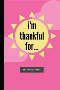 I'm Thankful for
