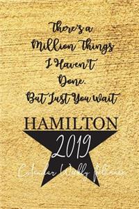 2019 Hamilton Calendar Planner