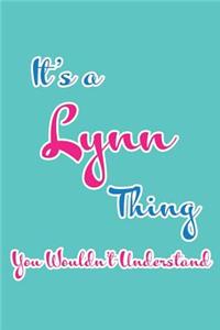 It's a Lynn Thing You Wouldn't Understand
