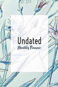 Undated Monthly Planner