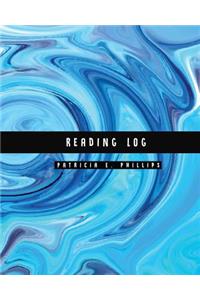 Reading Log: Bright Blue Marble Reading Log for Book Lovers - Over 100 Pages Favorite Books Record (8x10)