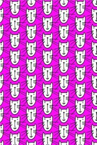 Bullet Journal Notebook for Cat Lovers Smiley Cats Pattern 6