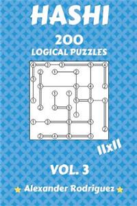 Hashi Logical Puzzles 11x11 - 200 vol. 3