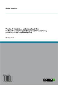 Vergleich Staatlicher Und Nichtstaatlicher Parteienfinanzierung Am Beispiel Von Deutschland, Grossbritannien Und Der Schweiz