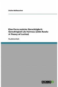 Eine Form sozialer Gerechtigkeit