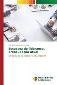 Escassez de liderança, preocupação atual