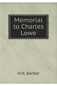 Memorial to Charles Lowe