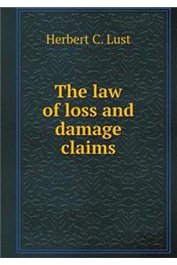 The Law of Loss and Damage Claims