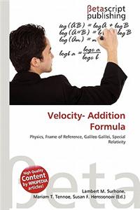 Velocity- Addition Formula