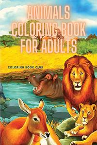 Animals Coloring Book for Adults