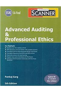 Scanner Advanced Auditing & Professional Ethics (CA - Final) 5th Edition