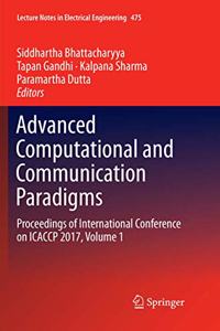 Advanced Computational and Communication Paradigms