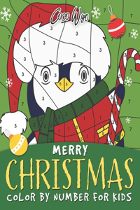 Merry Christmas Color By Number For Kids