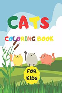 cats coloring book for kids