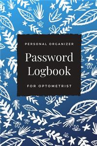 Password Logbook For Optometrist